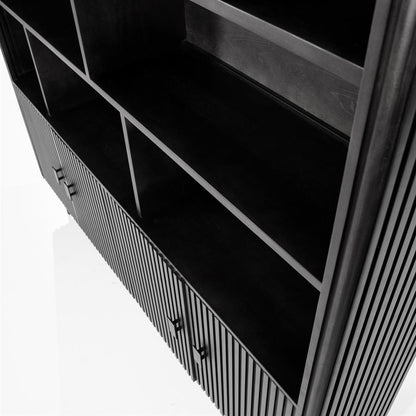 Kast Remi | Zwart Mangohout