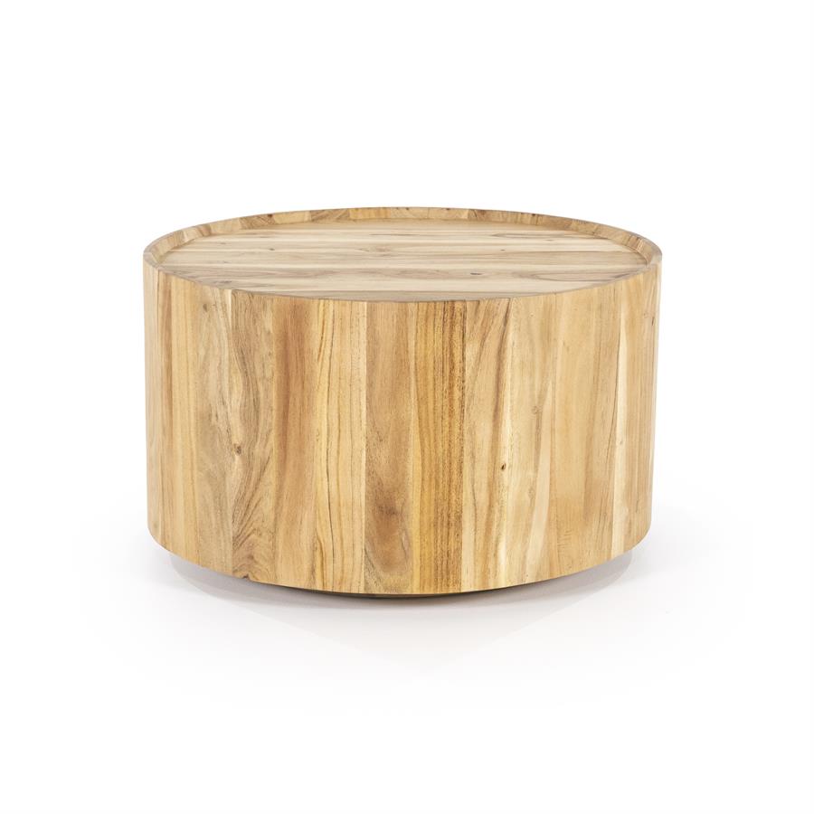 Salontafel Zayn | Naturel Acaciahout | Rond