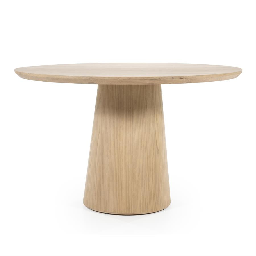 Eettafel Nola | Naturel Eiken Fineer | Rond
