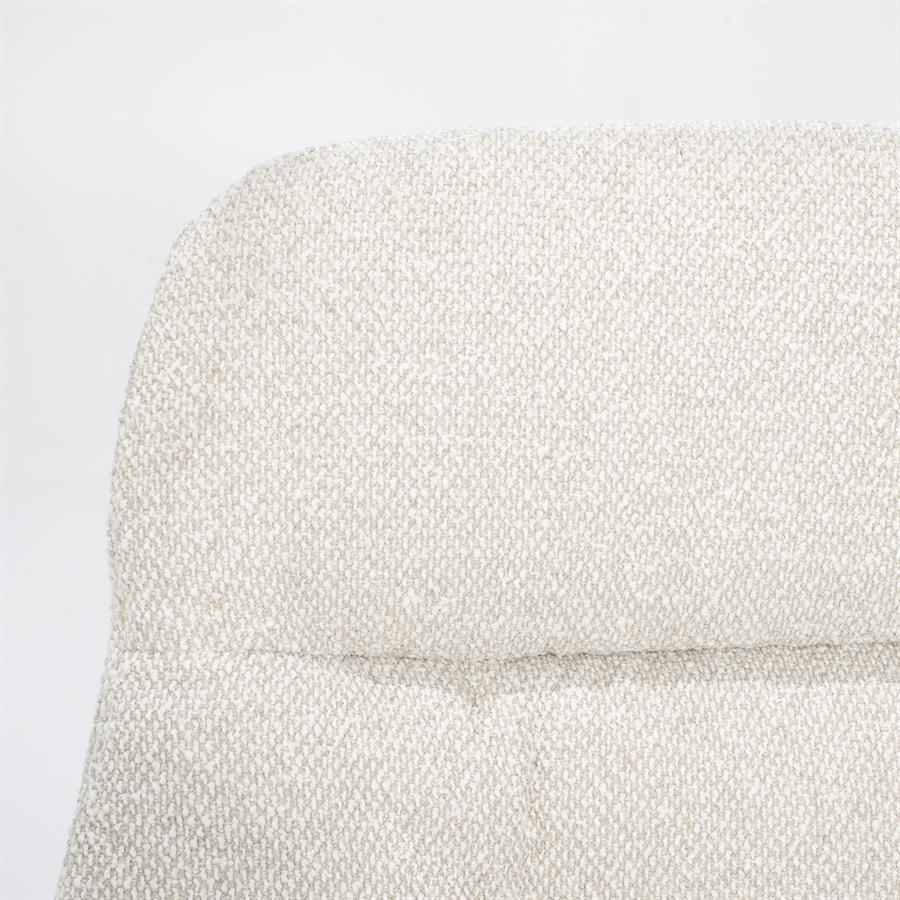 Fauteuil Caleb | Beige Stof