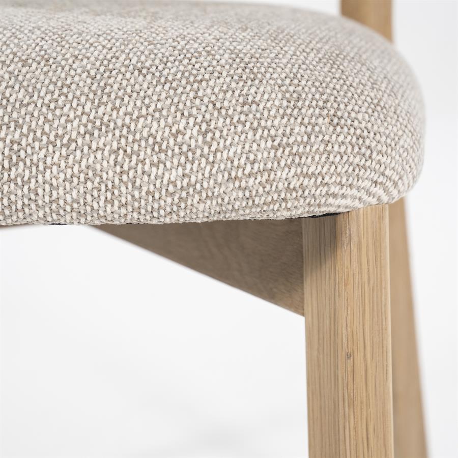 Eetkamerstoel Mikky | Stof | Houten Poten