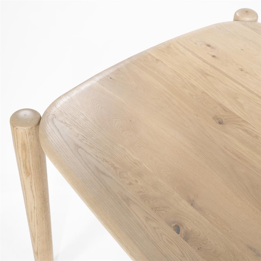 Eettafel Selbu | Naturel Eikenhout | Rechthoekig — Detail