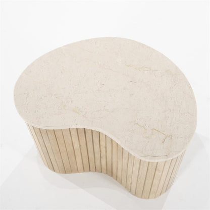Bijzettafel Kira | Wit Marmer