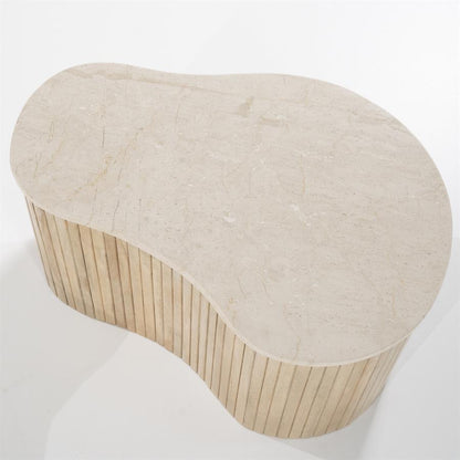 Bijzettafel Kira | Wit Marmer