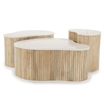 Salontafel Kira | Wit Marmer | Klein