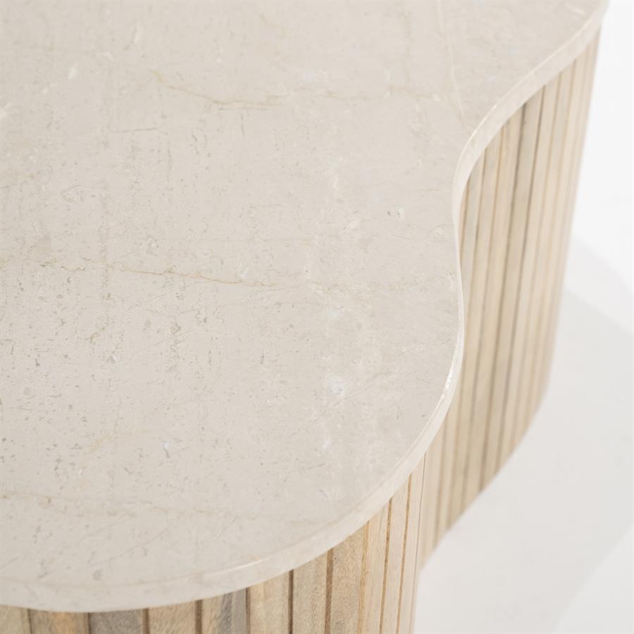 Salontafel Kira | Wit Marmer