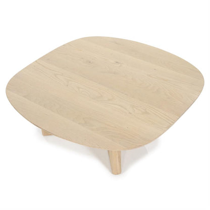 Salontafel Stef | Naturel Eikenhout | Vierkant | Klein