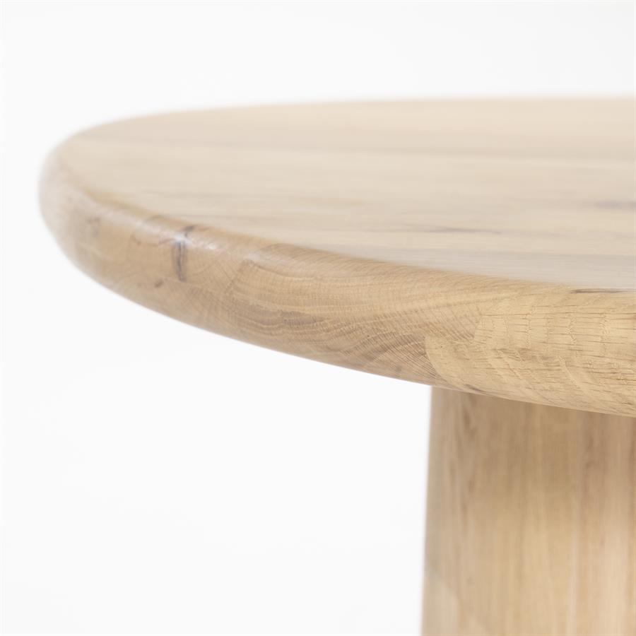 Eettafel Josh | Eikenhout | Organische Vorm