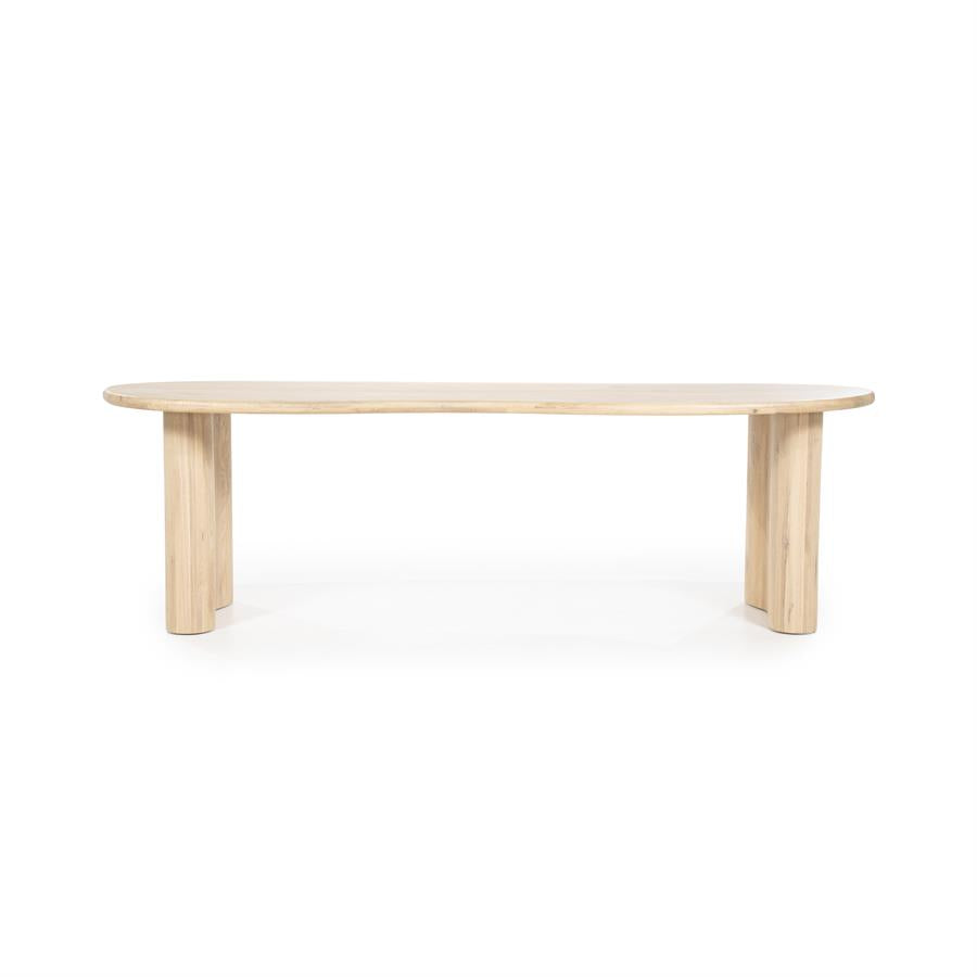 Eettafel Josh | Eikenhout | Organische Vorm