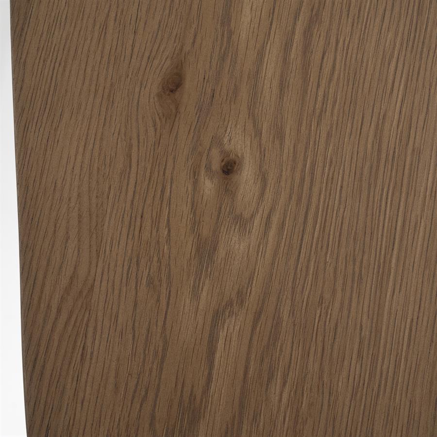 Eettafel Elijah | Bruin Eikenhout | Ovaal — Detail