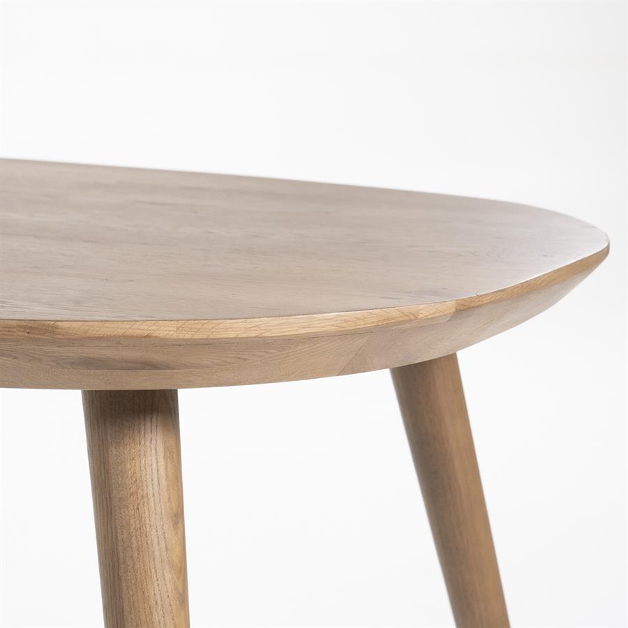 Eettafel Elijah | Bruin Eikenhout | Ovaal