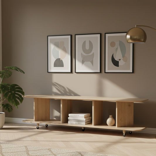 Tv-meubel Ty | Bruin Eikenhout