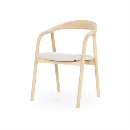 Eetkamerstoel Rayven | Essenhout | Met Armleuning