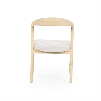Eetkamerstoel Rayven | Essenhout | Met Armleuning