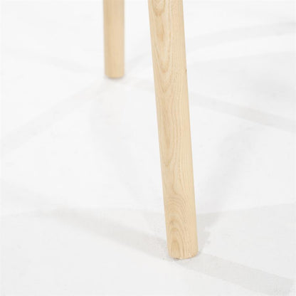 Eetkamerstoel Rayven | Naturel Essenhout | Met Armleuning