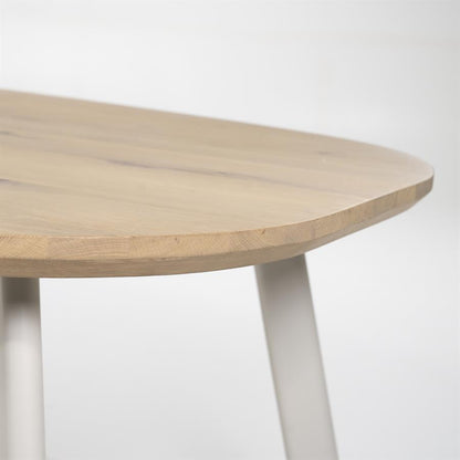 Eettafel Dion | Naturel Metaal | Ovaal — Detail