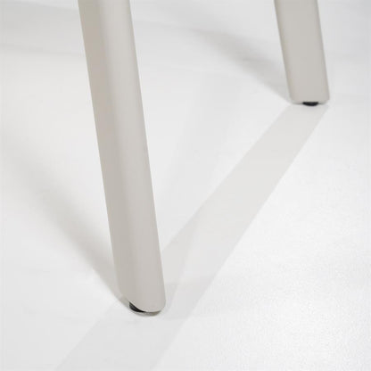 Eettafel Dion | Naturel Metaal | Ovaal — Detail