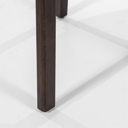 Eetkamerstoel Mikky | Beige Stof | Donker bruine Poten