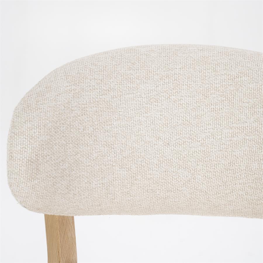 Barkruk Mikky | Beige Stof