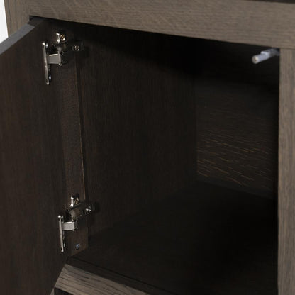 Kast Helsinki | Bruin Eikenhout | 4 Vakken | Hoog