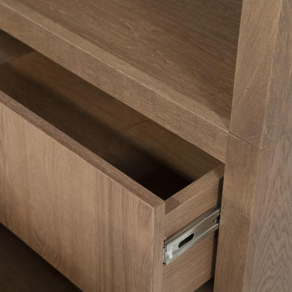 Kast Helsinki | Licht Bruin Eikenhout | 6 Vakken | Small