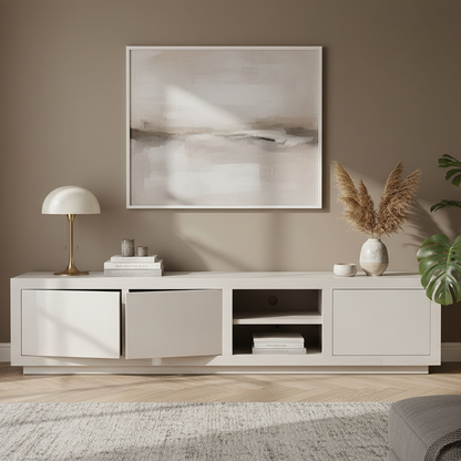 Tv-meubel Helsinki | Taupe Eikenhout