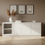 Dressoir Helsinki | Taupe Eikenhout