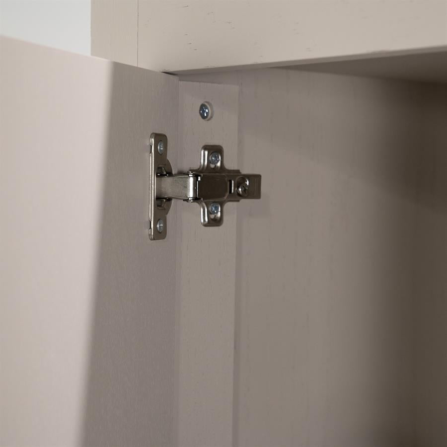 Kast Helsinki taupe eikenhout 6 vakken breed, detail van het materiaal