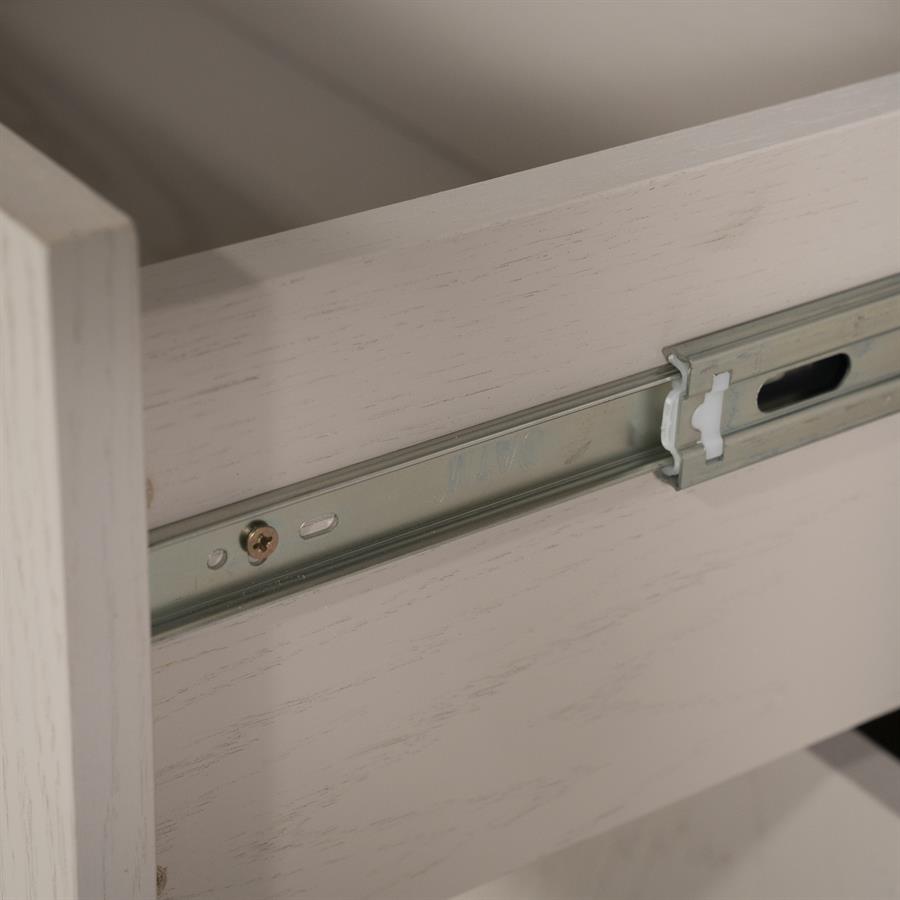 Kast Helsinki taupe eikenhout 6 vakken breed, detail van het materiaal