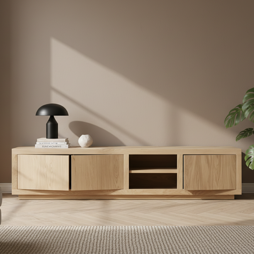 Tv-meubel Helsinki | Naturel Eikenhout