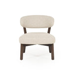 Fauteuil Mikky | Taupe Stof | Eikenhout
