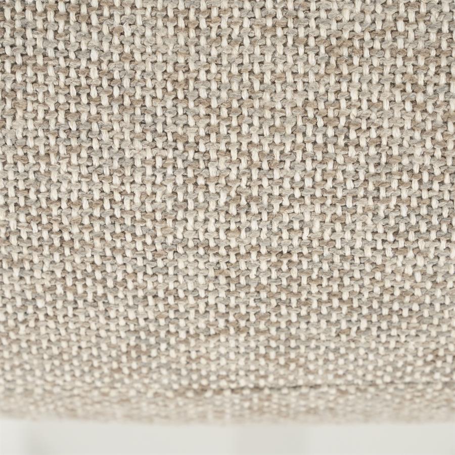 Fauteuil Mikky | Taupe Stof | Bruin Eikenhout