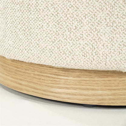 Poef Avah | Beige Stof