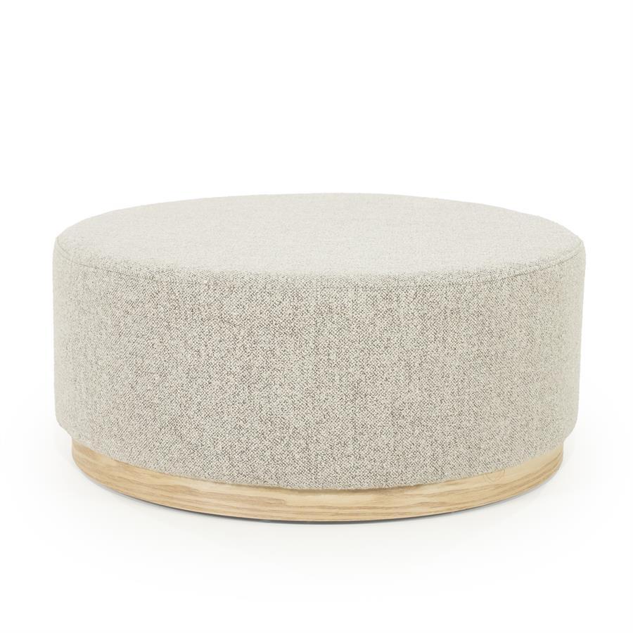 Poef Avah | Taupe Stof