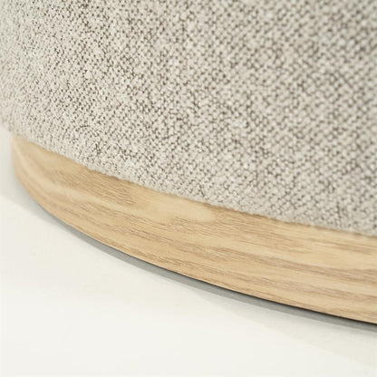 Poef Avah | Taupe Stof