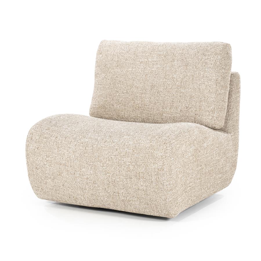 Fauteuil Lucia | Taupe Stof