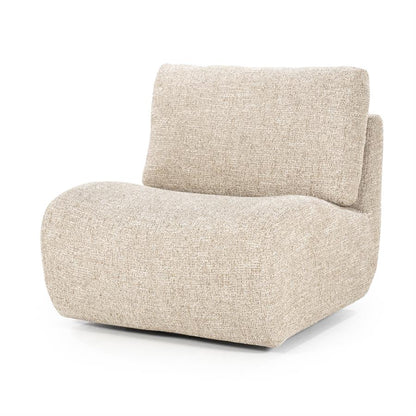 Fauteuil Lucia | Taupe Stof