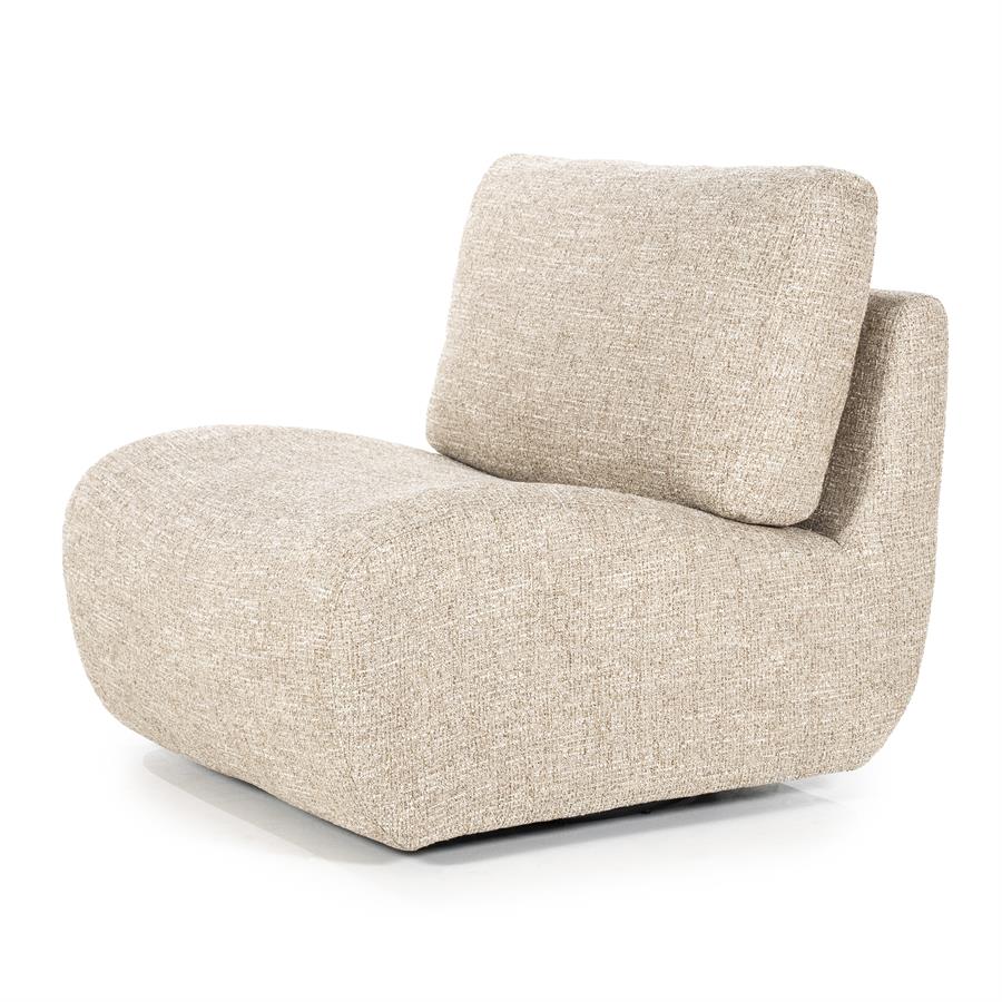 Fauteuil Lucia | Taupe Stof