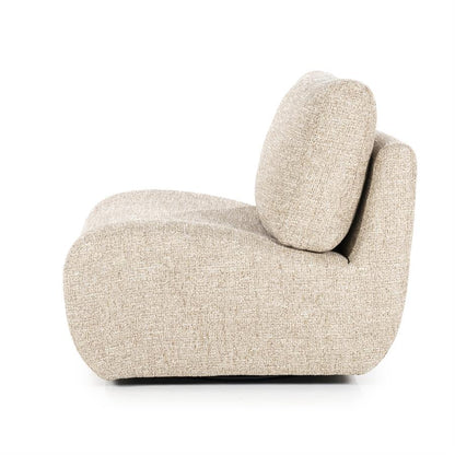 Fauteuil Lucia | Taupe Stof