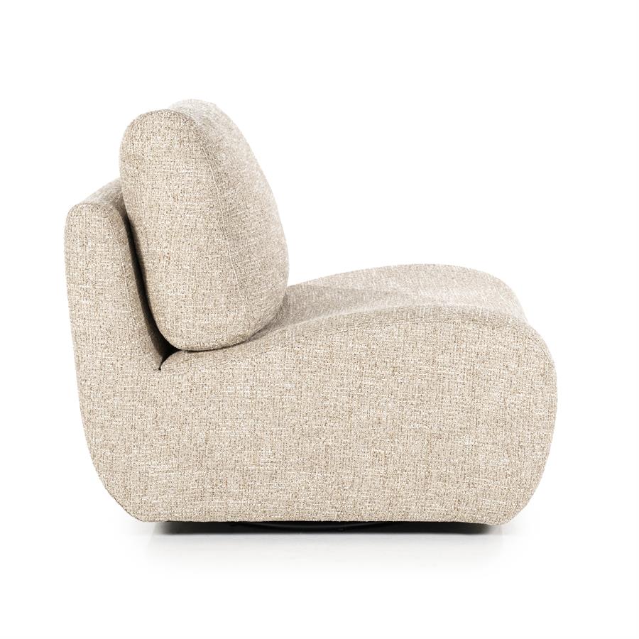 Fauteuil Lucia | Taupe Stof