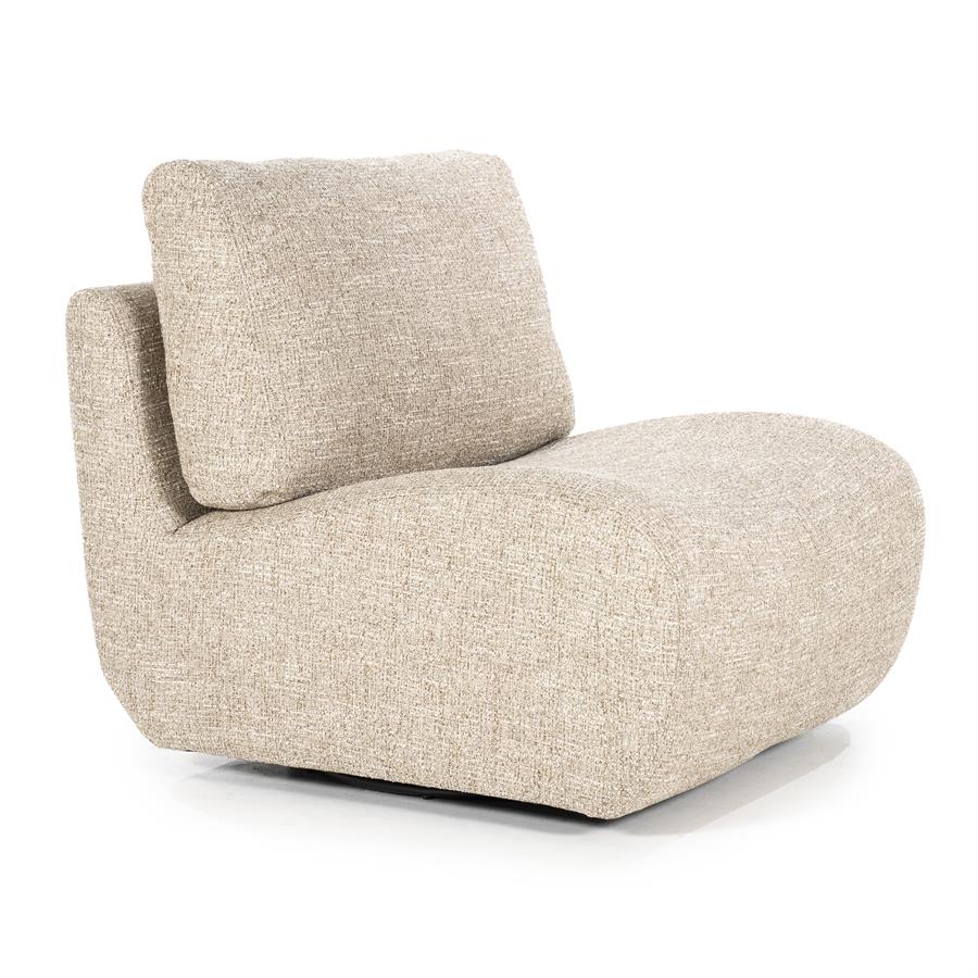 Fauteuil Lucia | Taupe Stof