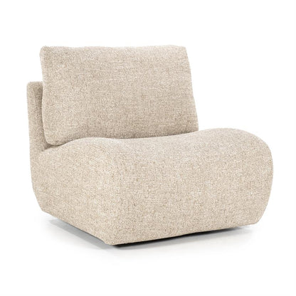 Fauteuil Lucia | Taupe Stof