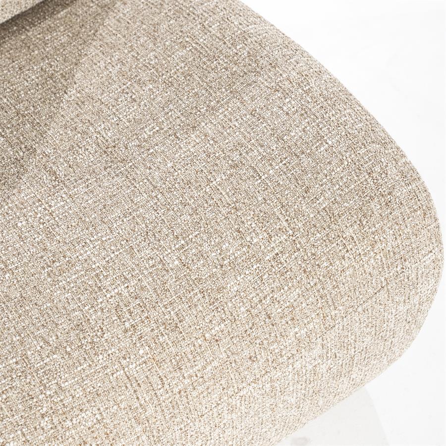 Fauteuil Lucia | Taupe Stof