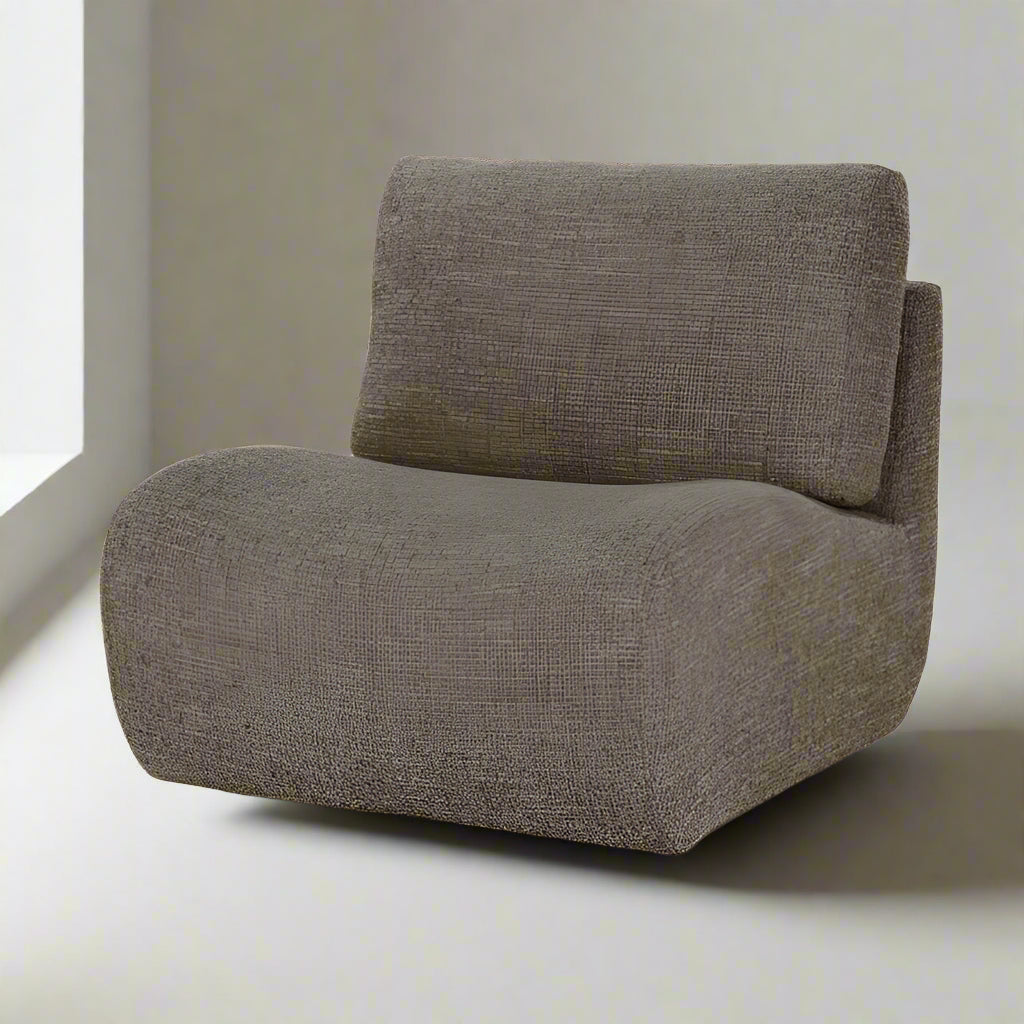 Fauteuil Lucia | Bruin Stof