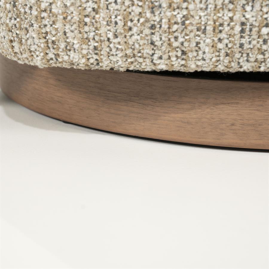 Fauteuil Jordan | Taupe Stof