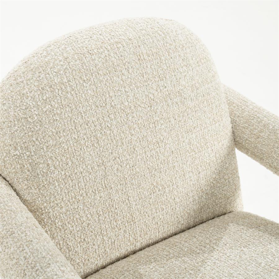 Fauteuil Monica | Beige Stof