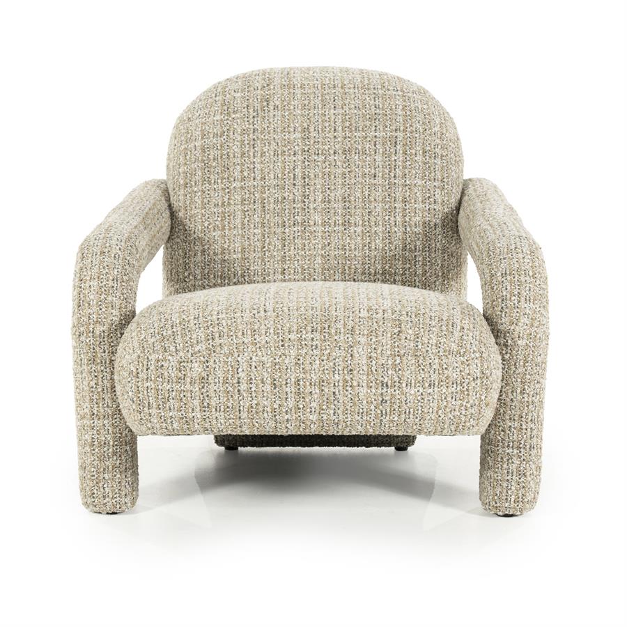 Fauteuil Monica | Taupe Stof