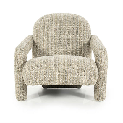 Fauteuil Monica | Taupe Stof