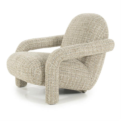 Fauteuil Monica | Taupe Stof