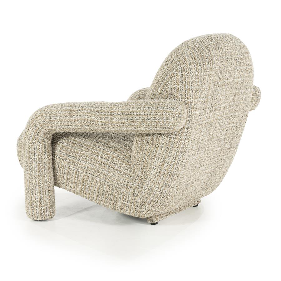 Fauteuil Monica | Taupe Stof